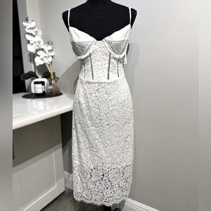 Sexy White Lace Dress by Bardot😍.